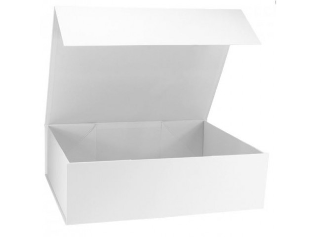 WHITE Gift Box with Magnetic Close X-Large (Rec)