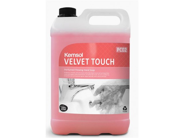 Velvet Touch (Perfumed) Flowing Pink Handsoap 5L