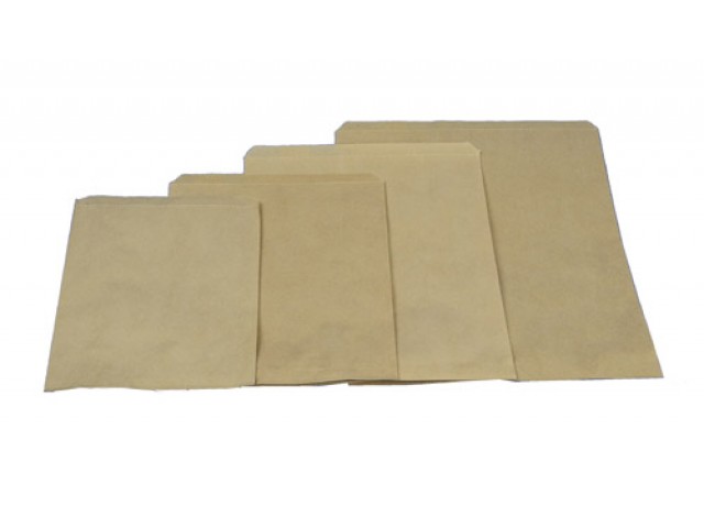 No 1 Flat Brown Paper Bag (Pack/1000)