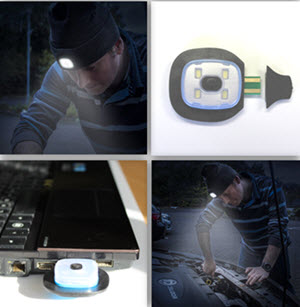 Rechargeable Headlight Beanie