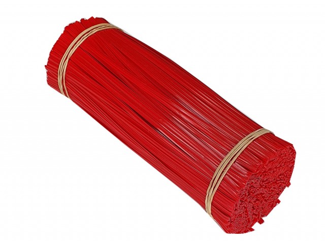 150mm RED Twistems (Pack/1000)