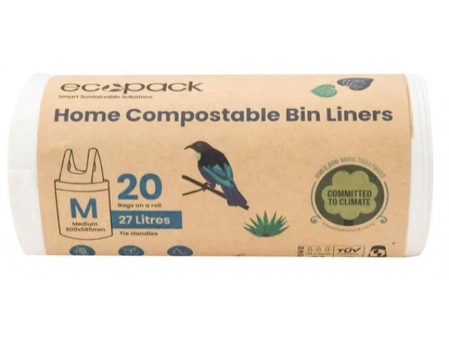 Compostable 27L Bin Liner Roll/20