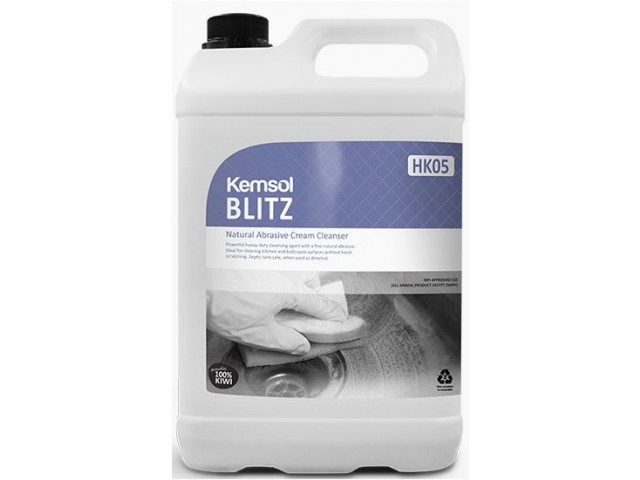 Blitz Natural Abrasive Cream Cleanser 5L (HK05)