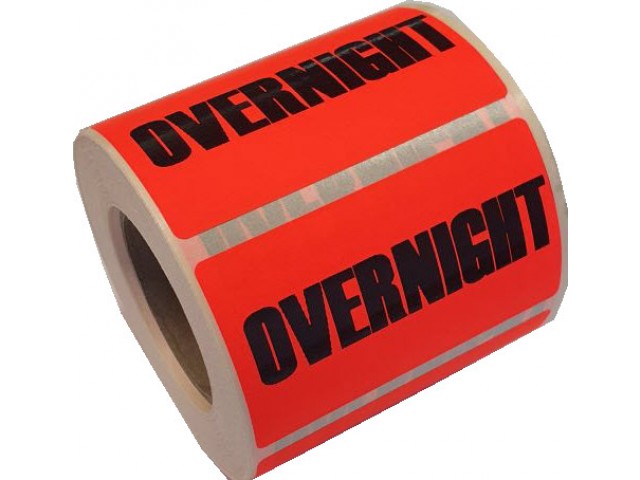 Small Overnight - Shipping Labels Roll/500