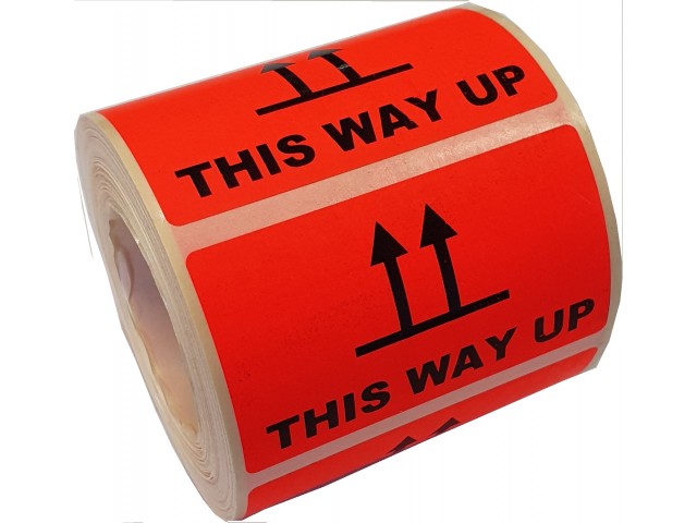 Small This Way Up - Shipping Labels Roll/500