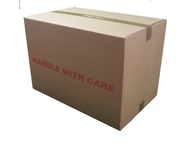 Z Cardboard Moving Box (Handle with Care)