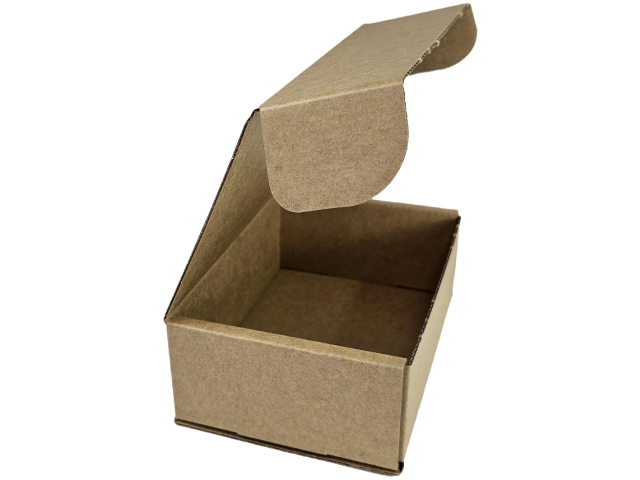 Small (B) KRAFT Hinged Lid Cardboard Box  