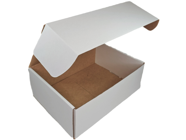 XLarge (I) WHITE Hinged Lid Cardboard Gift Box