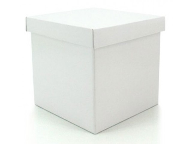 Gift Box & Lid (Gloss) White Pack/10