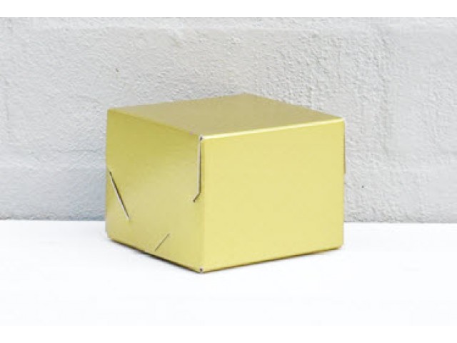 2 Piece Gift Box Metallic Gold