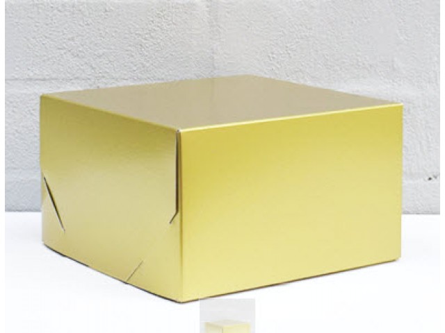 2 Piece Gift Box Metallic Gold