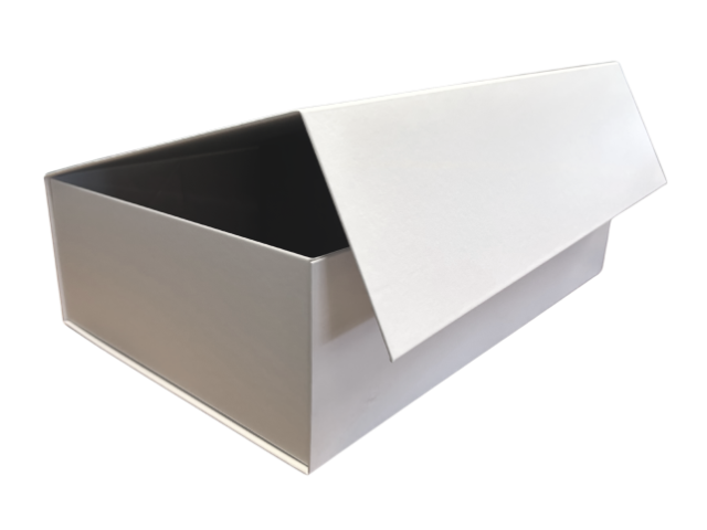 White Gift Box with Magnetic Closure Large Plus Rectangle