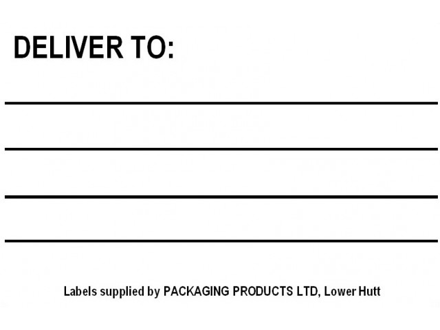 Deliver To Shipping Labels Roll/250
