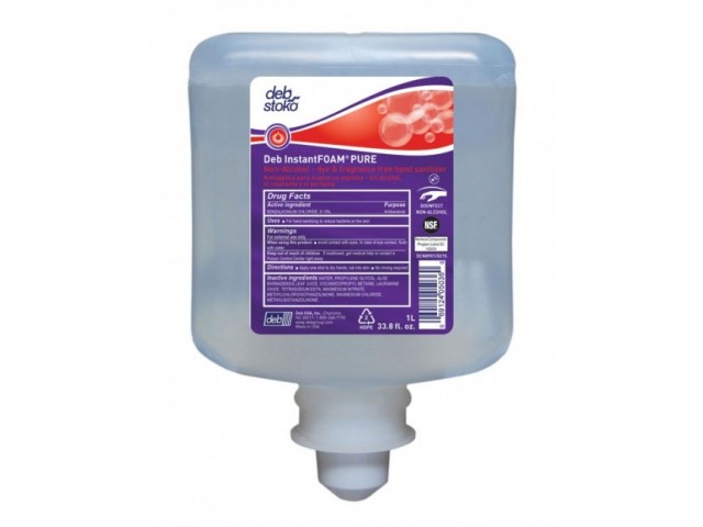 Deb Foam Hand Sanitiser (NON Alcohol Based) 1L Refill