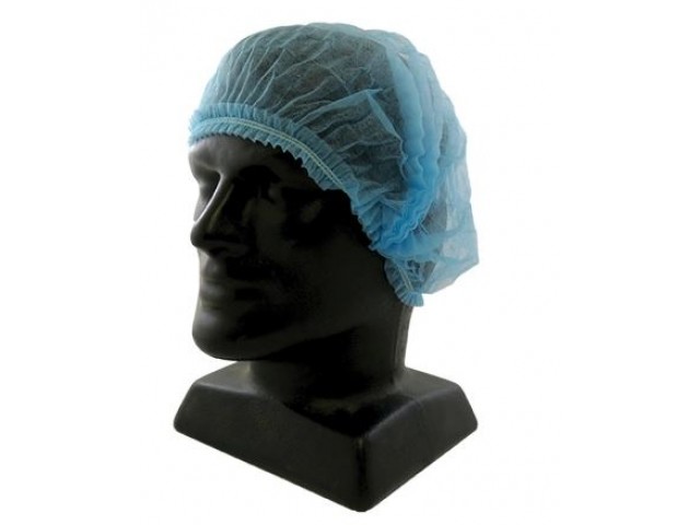 Disposable Blue Crimp Hats (Hair Nets) Carton/1000 