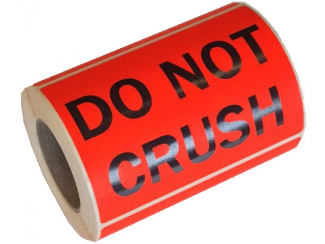 Do Not Crush - Shipping Labels Roll/250