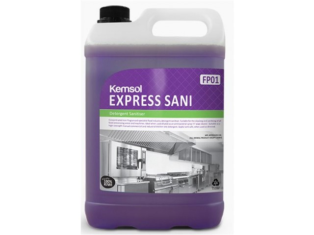 Express Sani Detergent and Sanitiser (Food Grade) 5L (FP01)