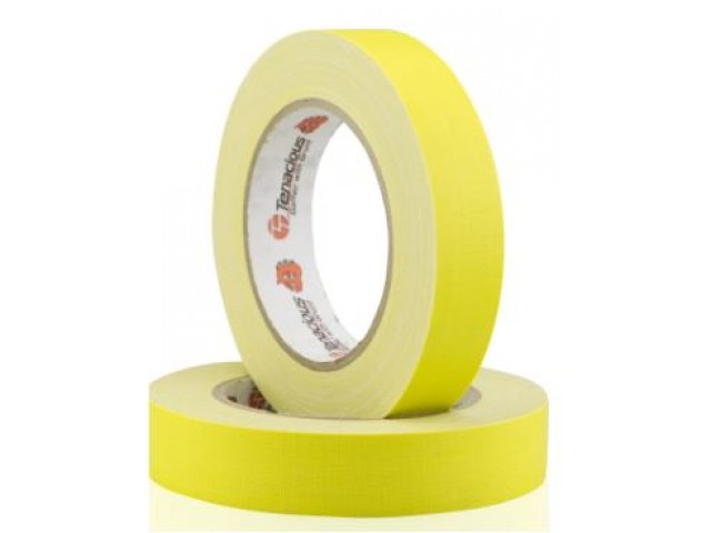 Fluoro YELLOW (Camera) Cloth Tape 25mm x 25m