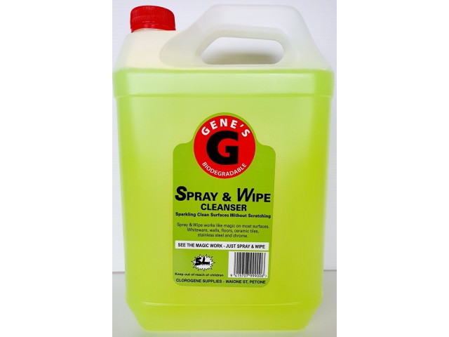 Gene's Spray and Wipe Cleanser 5L