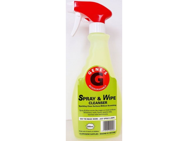 Genes Spray and Wipe RTU 600ml Spray Bottle