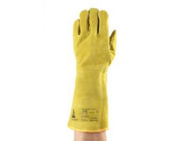 Kevlar Stitched Welders Gold Gloves 