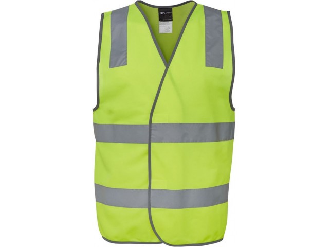 Hi Vis Safety Vest (Velcro Close) Day & Night - LIME