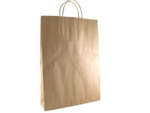 Twist Handle Paper Bag KRAFT Carton/250