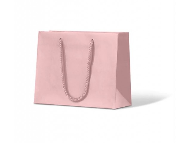 Small PASTEL PINK Matte Laminate Carry Bag