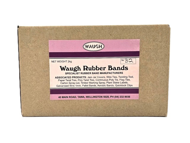 No 32  Rubber Bands (2KG Box)