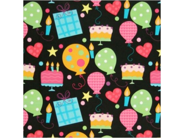 Gift Wrap Party Time Print