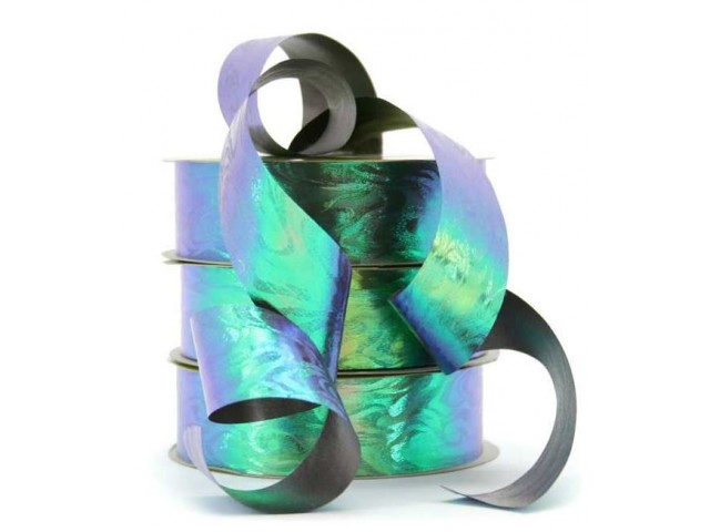 Paua Look Poly Ribbon