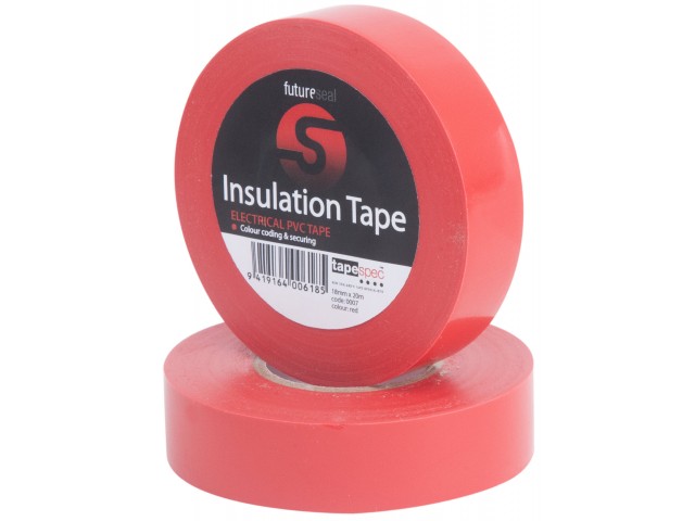 PVC Insulation Tape (RED) 18mm x 20m Roll