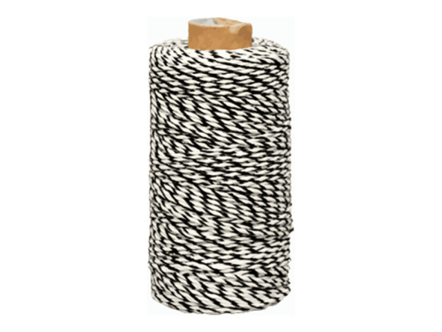 Black/White Bakers Twine