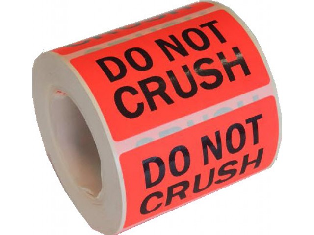 Small Do Not Crush - Shipping Labels Roll/500
