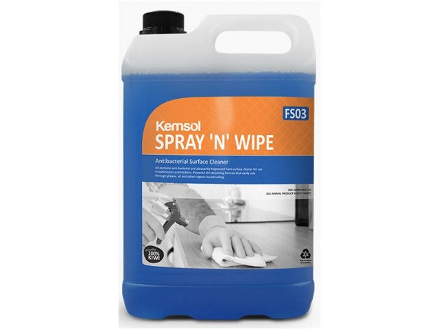 Spray n Wipe Antibacterial Cleaner 5L (FS03)