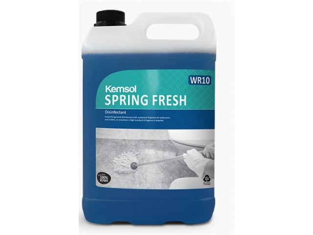 Disinfectant (Spring Fresh) Wide-Spectrum Bacteria Control 5L (WR10)