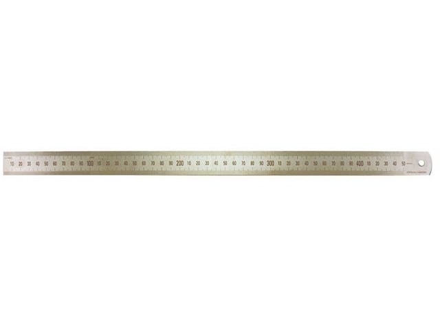 Sterling Metal Ruler 450mm