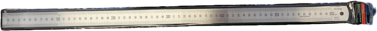 Sterling Metal Ruler 600mm › Packaging Products