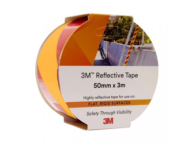Tape Reflective 50x3m YELLOW/RED