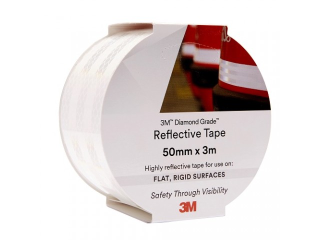 Tape Diamond Reflective 50x3m WHITE