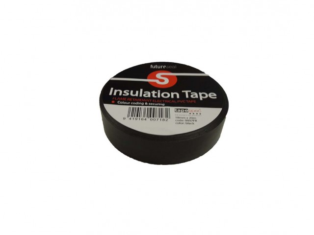PVC Insulation Tape (BLACK) 18mm x 20m Roll