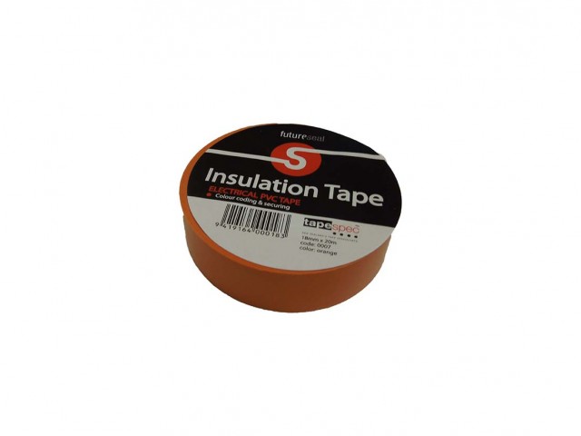 PVC Insulation Tape (ORANGE) 18mm x 20m Roll