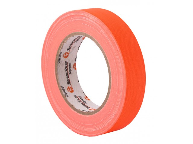 Fluoro ORANGE (Camera) Cloth Tape 50mm x 25m