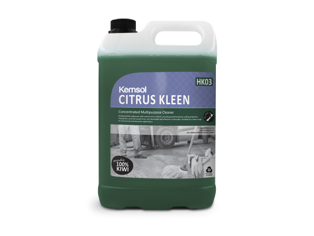 Citrus Kleen (Biodegradable) Concentrated Multipurpose Cleaner 5L (HK03)