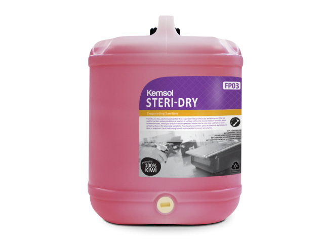 Steri-dry Evaporating Sanitiser (Food Grade) 20L