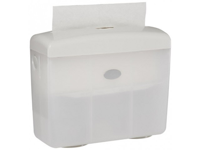 Table Top (Pop Up) Hand Towel Dispenser WHITE