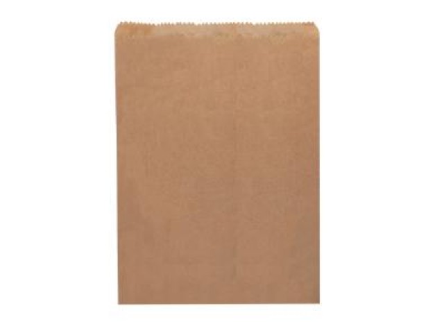 Flat Brown Paper Double Bottle Bag Pack/500