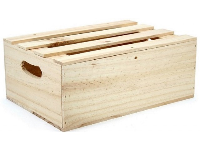 Wooden Hamper Box 370x260x145 With, Wooden Photo Box Nz