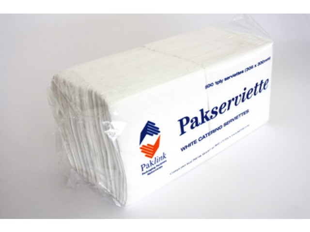 Serviettes Paklink (Economy) 1PLY (Pack/500)