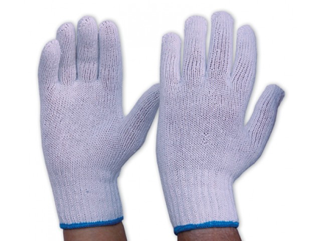 Gloves Interlock Poly/Cotton (Pack 12 Pairs)